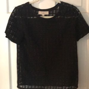 Black Sheer Loft Shirt